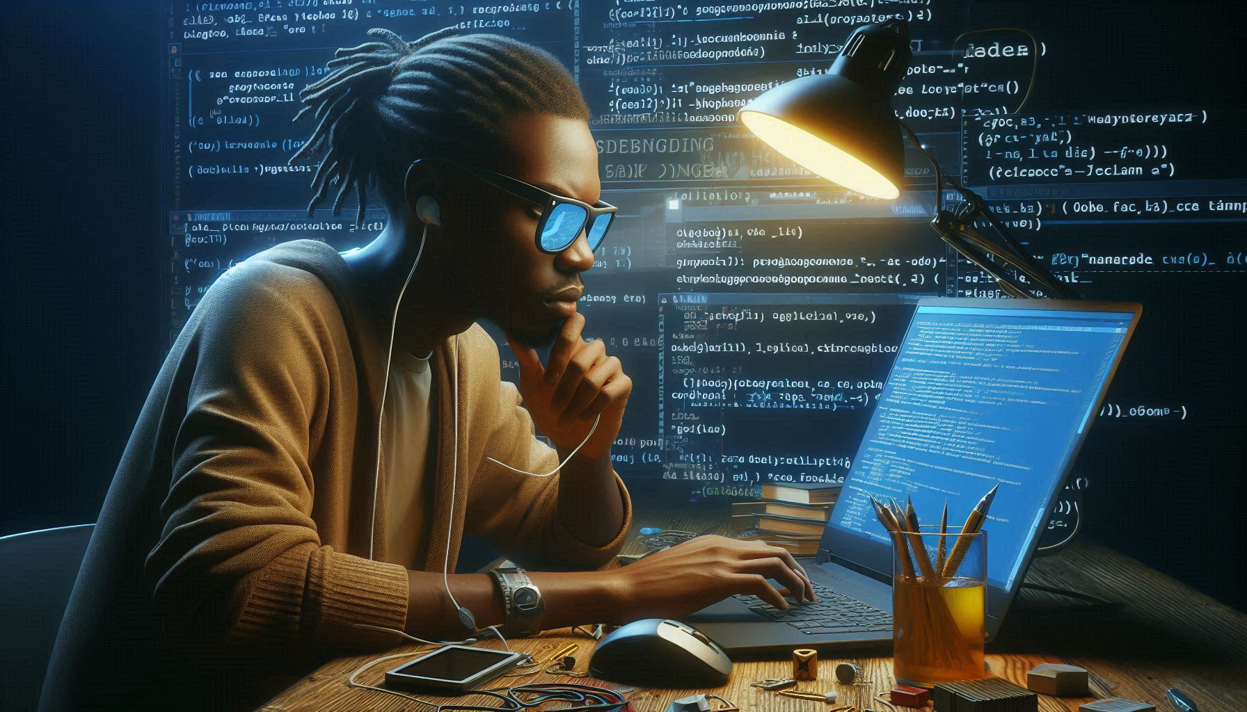 A programmer using debugging tools to identify and fix errors in code - Espiknow